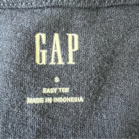 2/$30 GAP Relaxed Navy Blue Easy Tee Sleeveless Tank Top - Picture 4 of 5